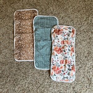 Copper Pearl Autumn Printed Burp Cloth Set